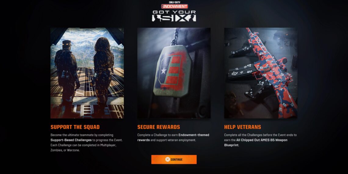 Completing the Got Your Six Event: A Guide for Call of Duty 6