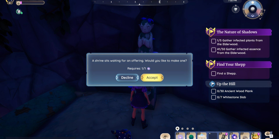 Completing the Paying Respects Accomplishment in Palia