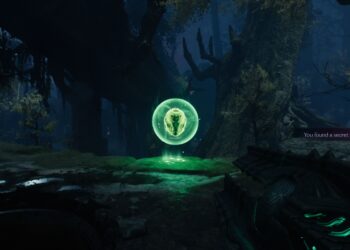 Completing the Witch Toy Collectible in Doom: The Dark Ages' Abyssal Forest