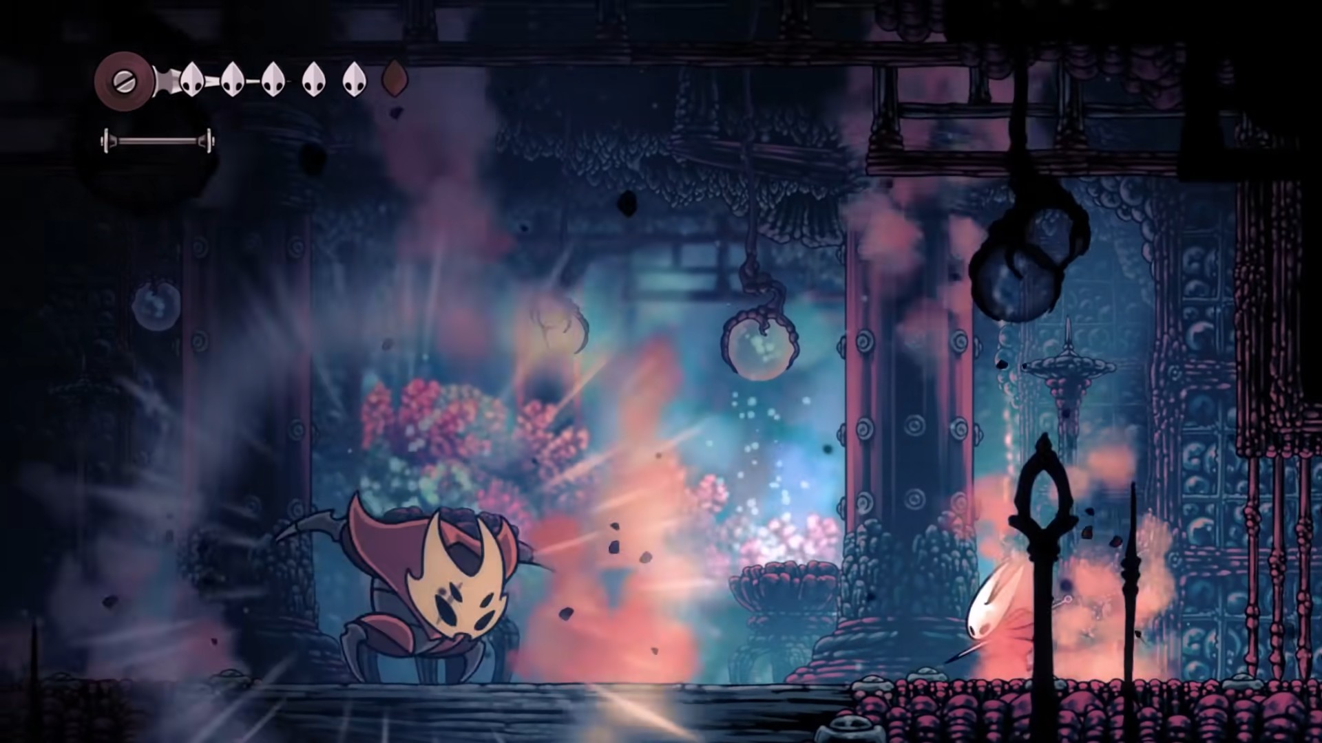 Gameplay from Hollow Knight: Silksong
