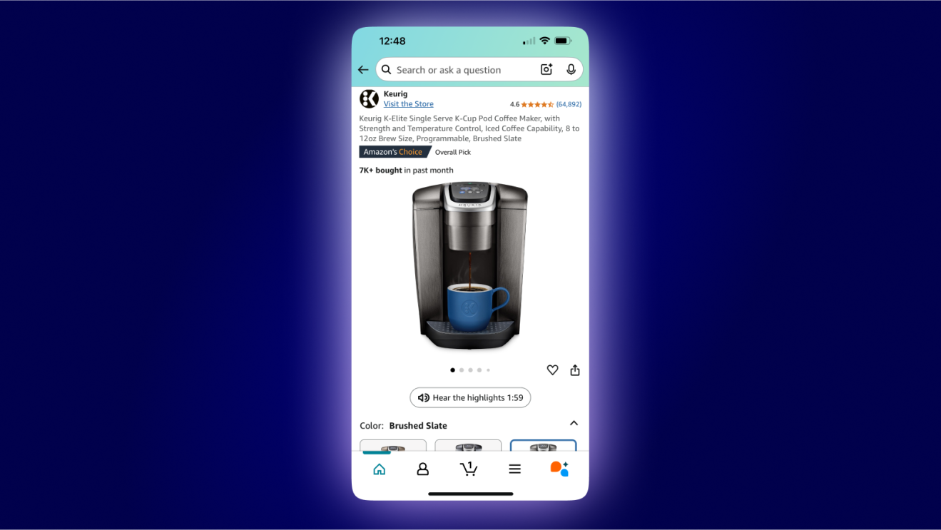 Amazon Hear the Highlights for audio summaries