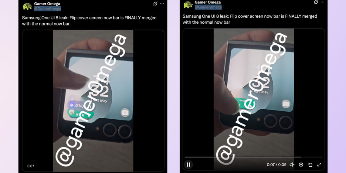 Samsung Will Fix Now Bar For Galaxy Z Flip, But Not Soon