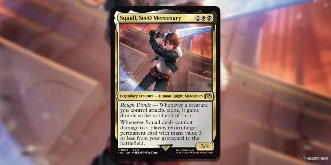 Squall: Completing the SeeD Mercenary Commander Deck for MTG