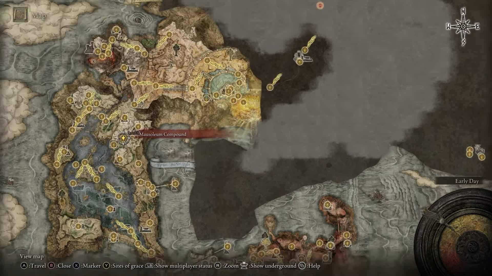 Mausoleum compound location