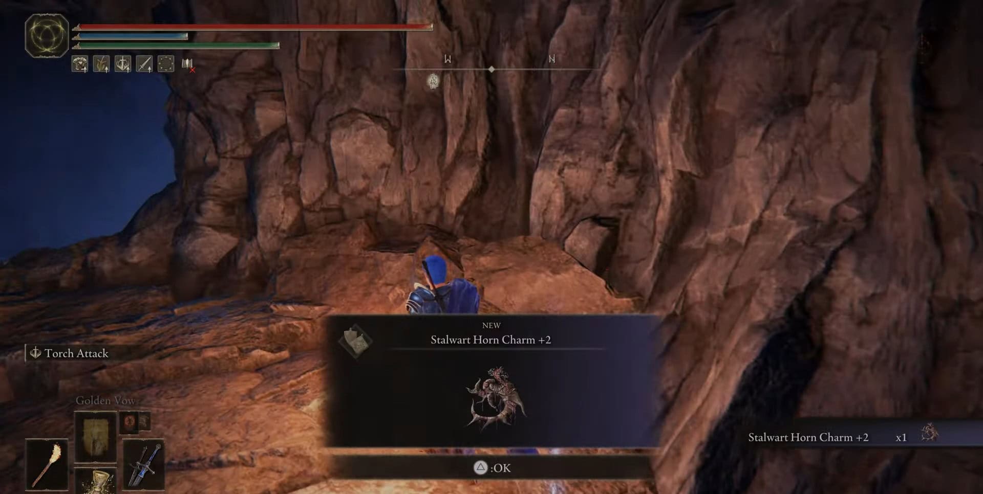 Stalwart Horn Charm +2 location