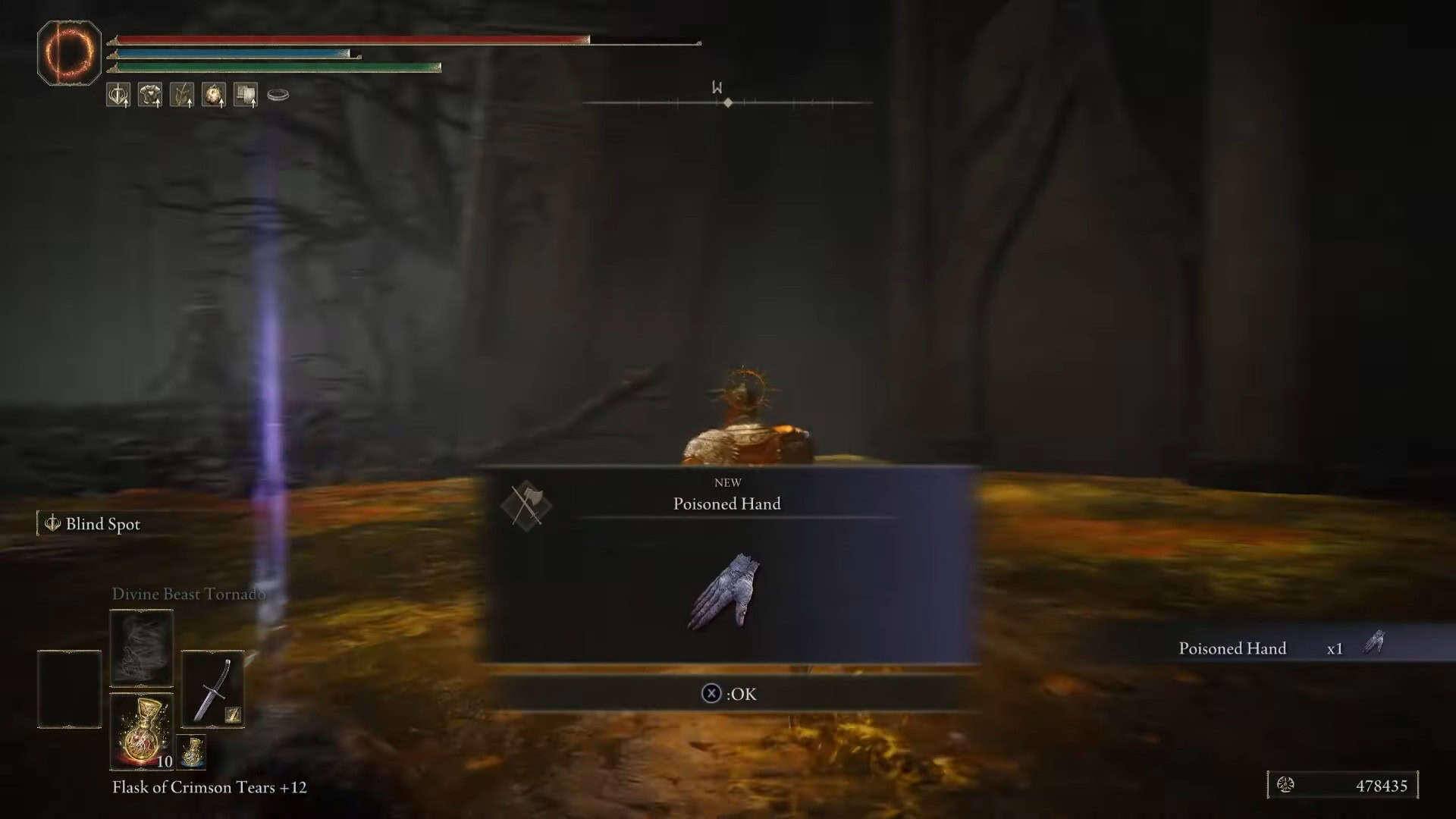 Collecting the Poisoned Hand