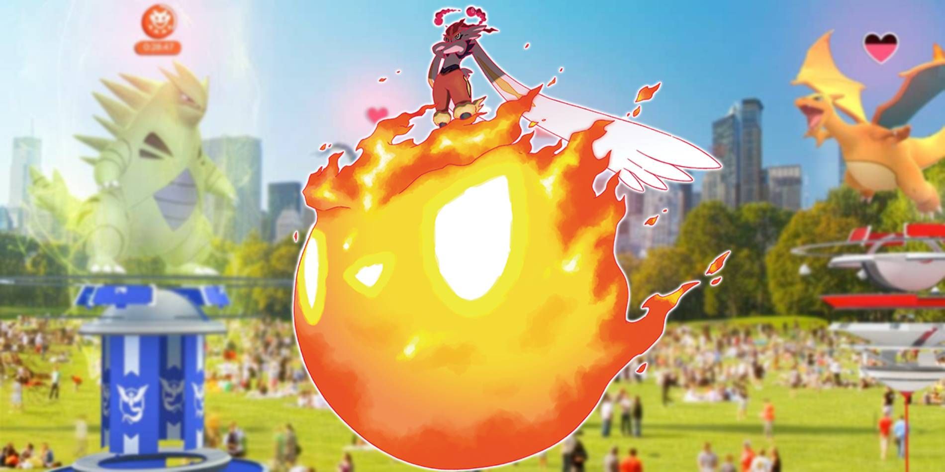 Pokémon GO Gigantamax Cinderace Raid Boss from Instrumental Wonders event