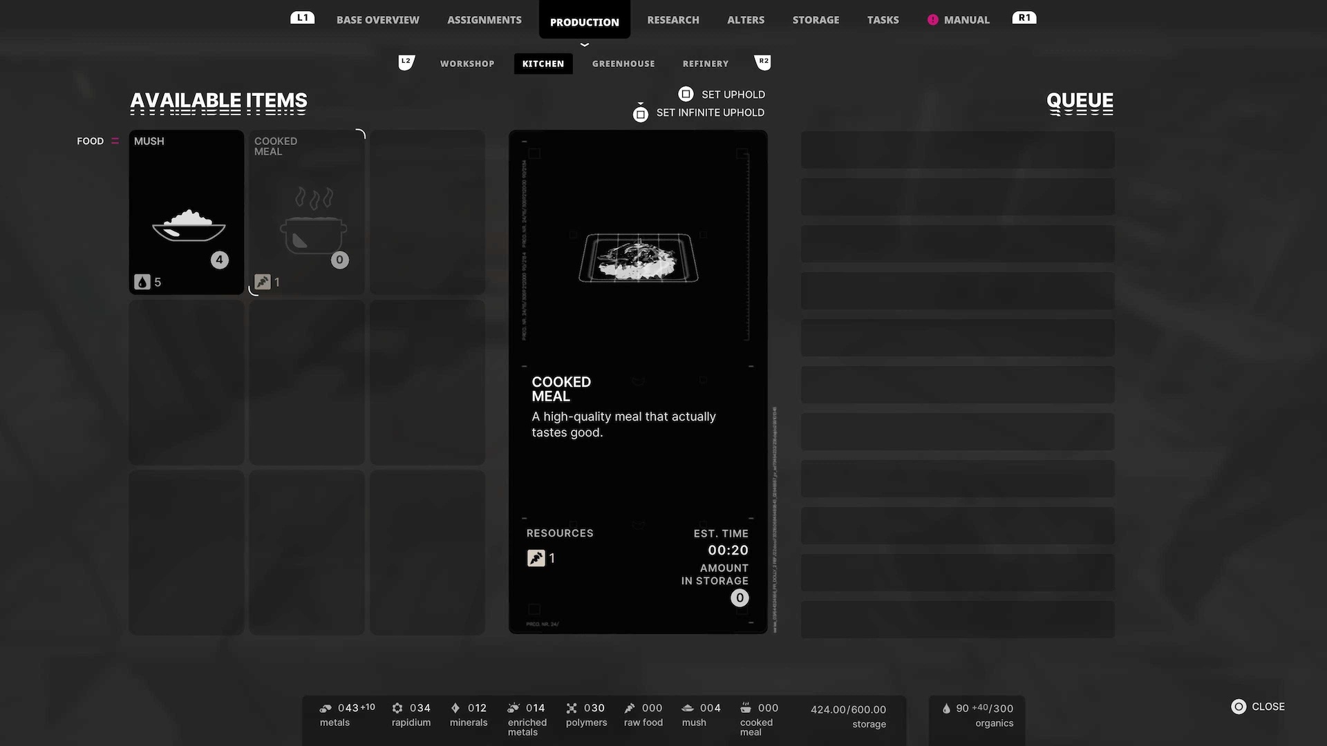 The Alters Cooked Meals