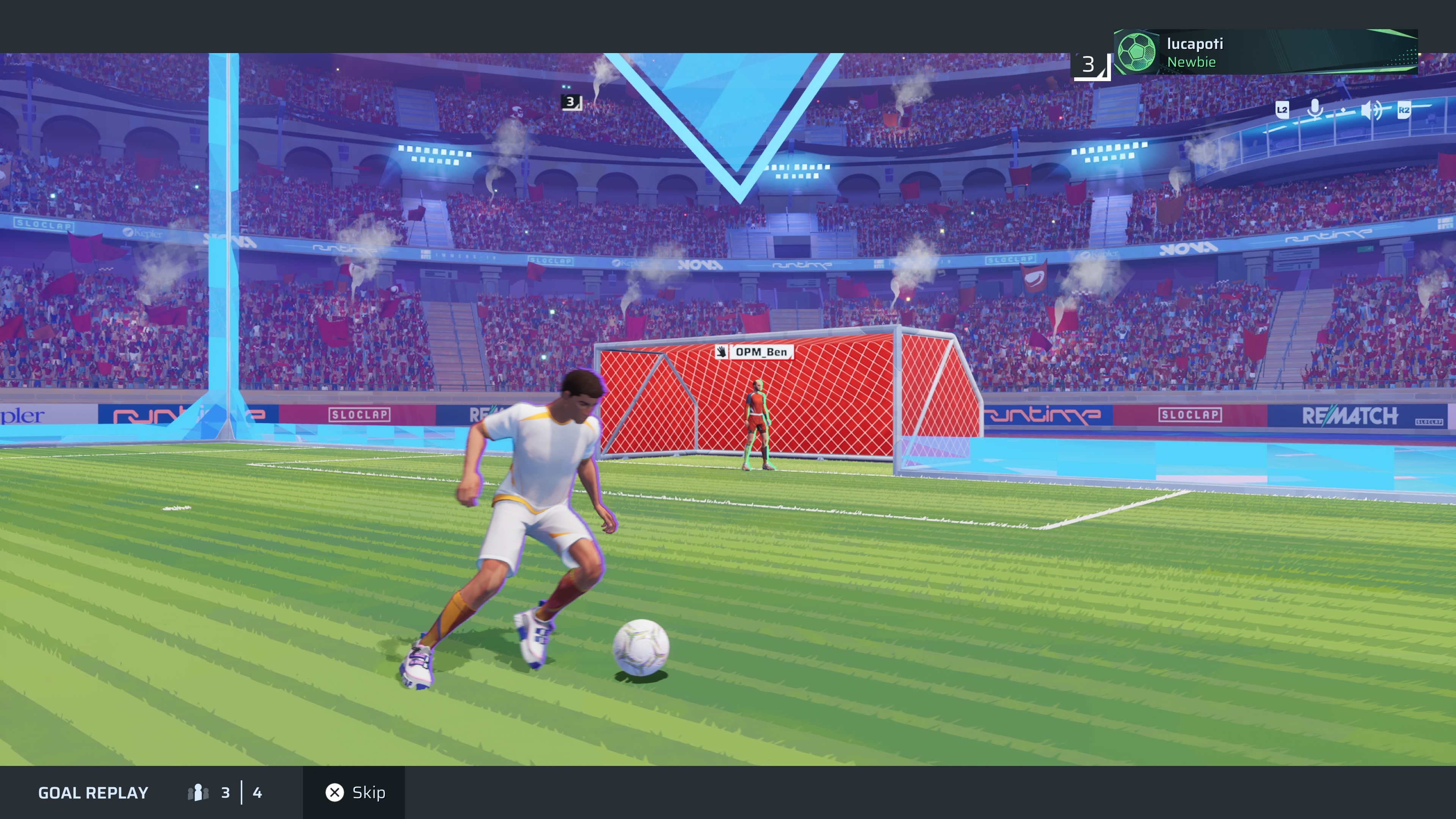 Setting up a crucial pass in Rematch