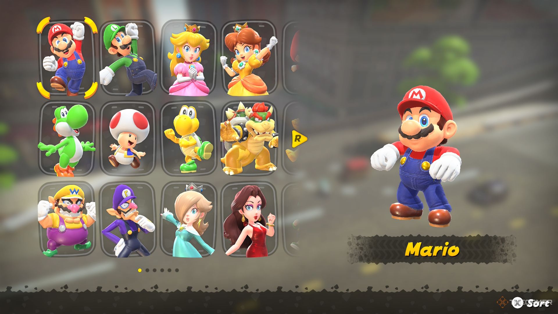 Middleweight Selection Screen