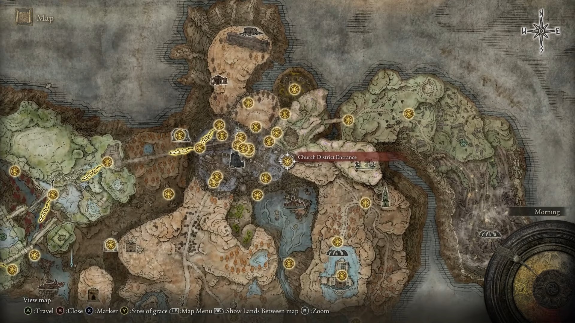 Church District Entrance location