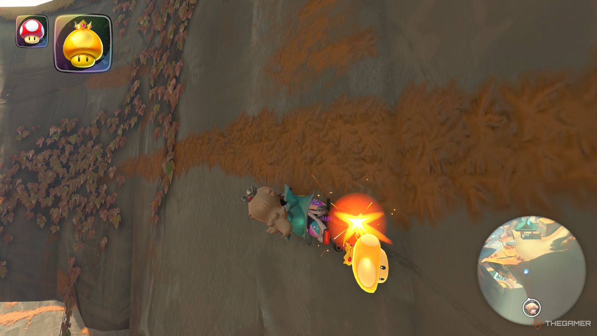 Completing Wall Rides and Rail Grinds in Mario Kart World