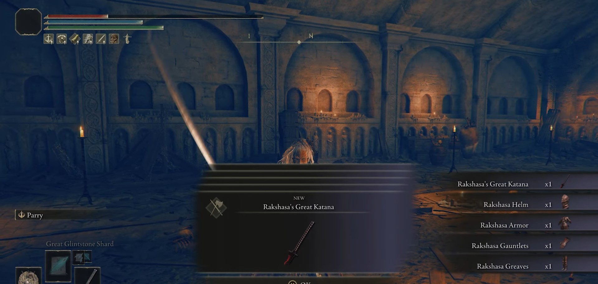 Rakshasa Great Katana location