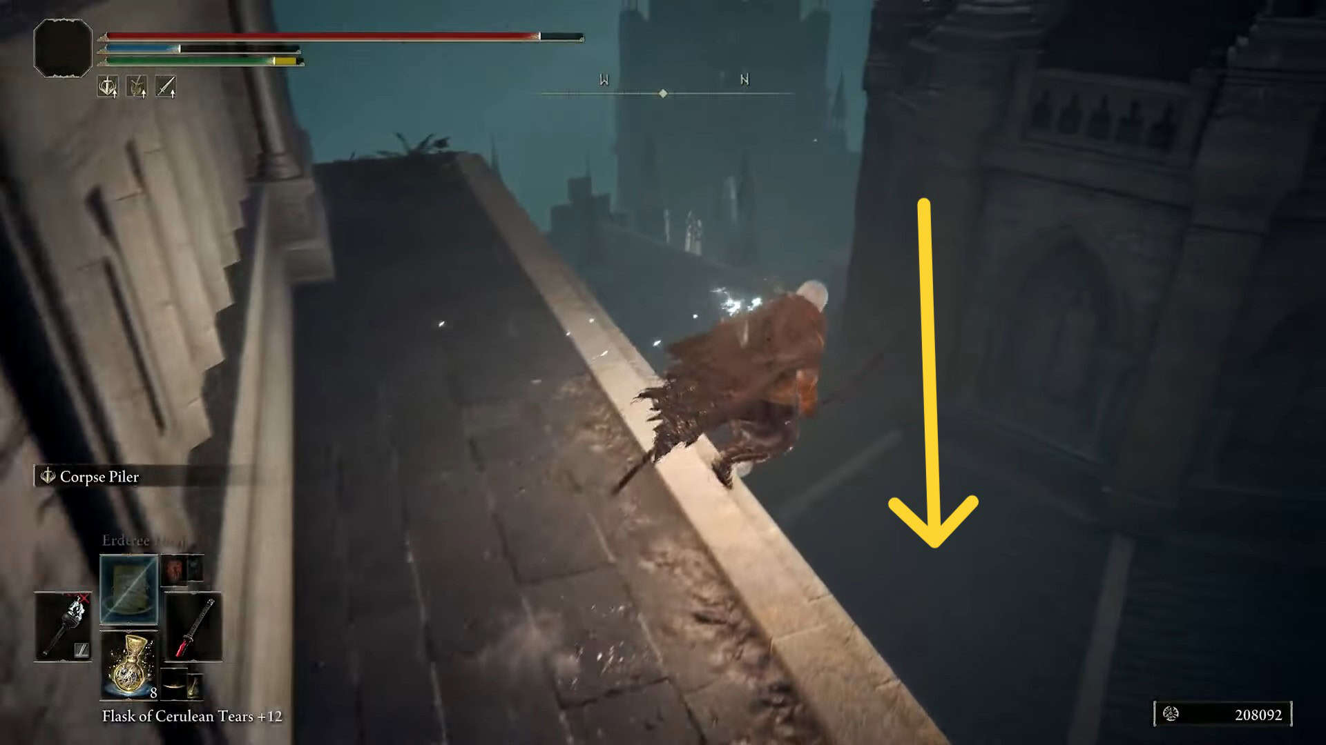 drop down on the roof