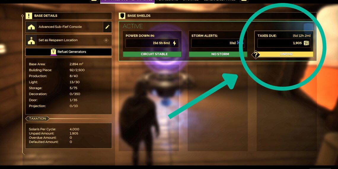 Completing Your Tax Responsibilities in Dune: Awakening