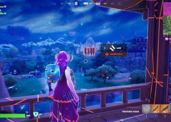 Completing the Tracking Visor in Fortnite: Chapter 6, Season 4