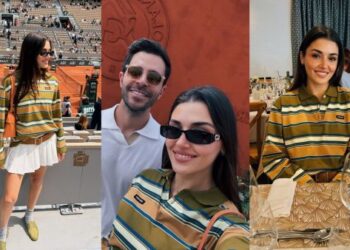 Hande Erçel and Hakan Sabancı Dazzle at 2025 French Open Final