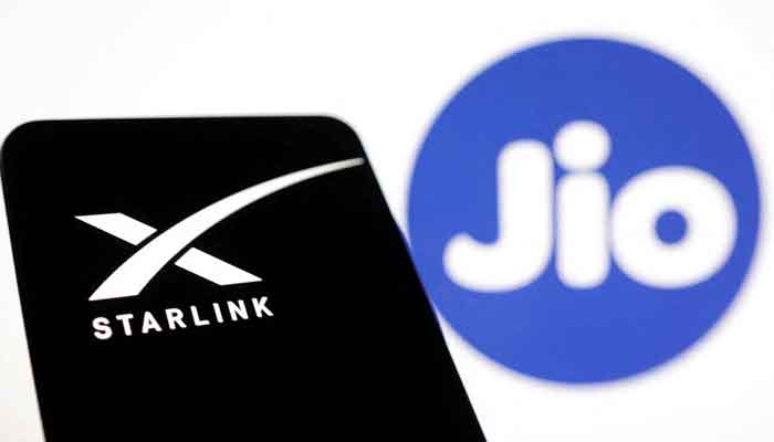 Starlink and Jio logos