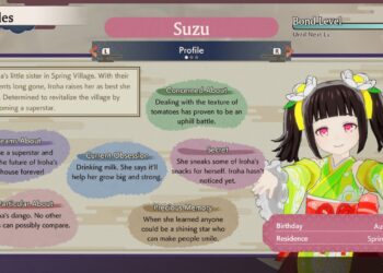 Top Gifts and Hangouts for Suzu in Rune Factory: Guardians of Azuma