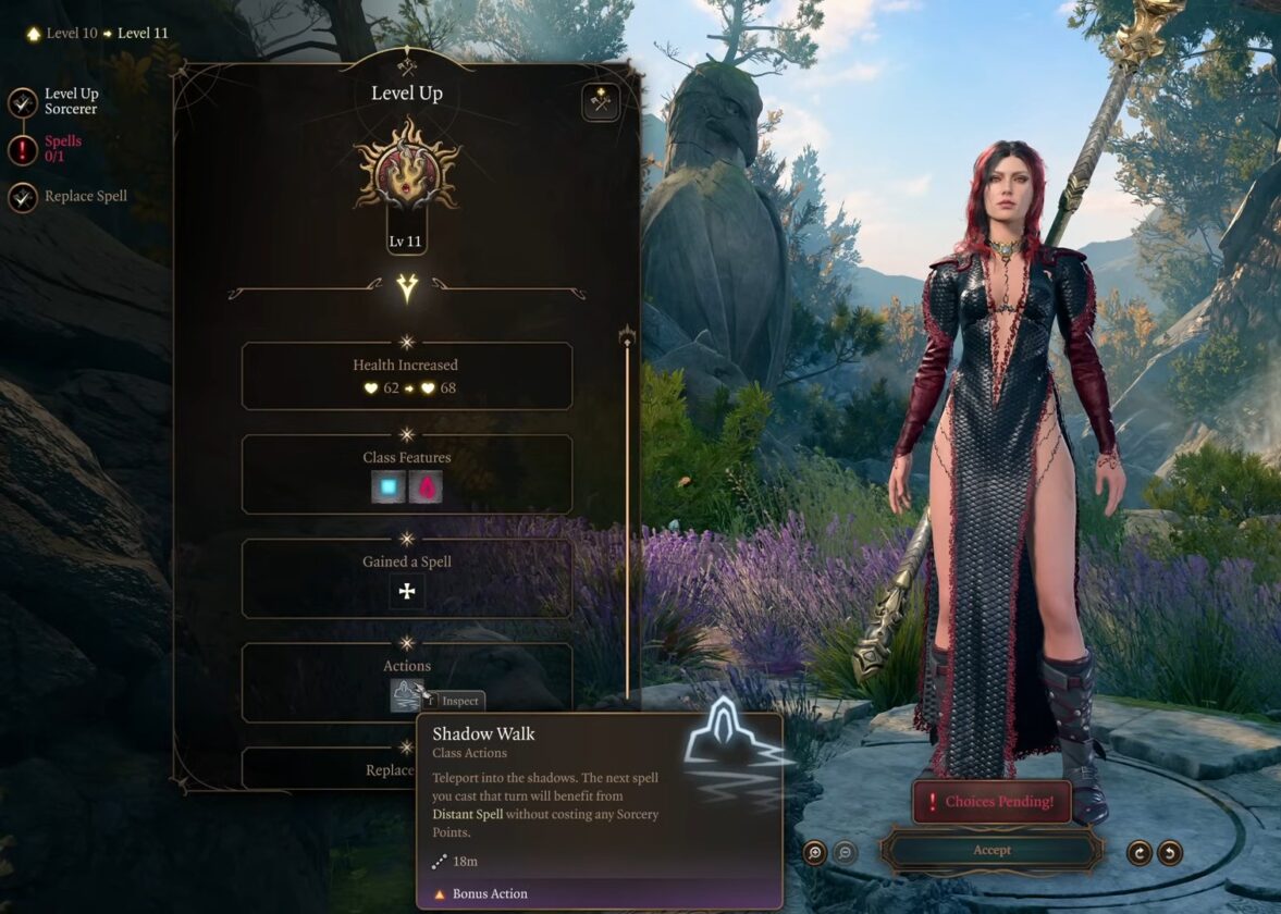 Level 11 Choices