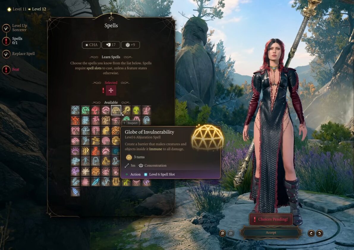 Level 12 Choices