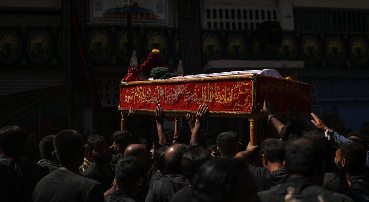 Mourners in Greece participate in a Muharram procession to mark Ashura in Piraeus, Greece, July 6, 2025. — Reuters
