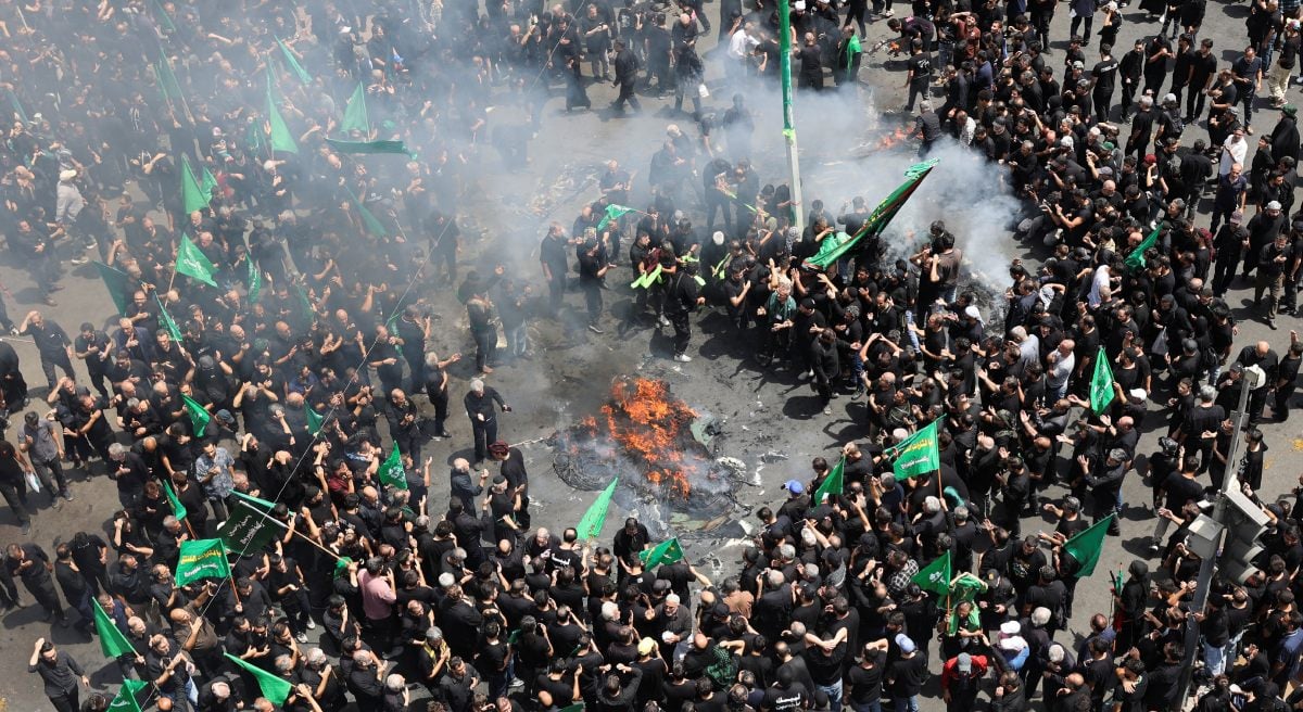 Iranian mourners attend a ceremony to mark Ashura in Tehran, Iran, on July 6, 2025. — Reuters