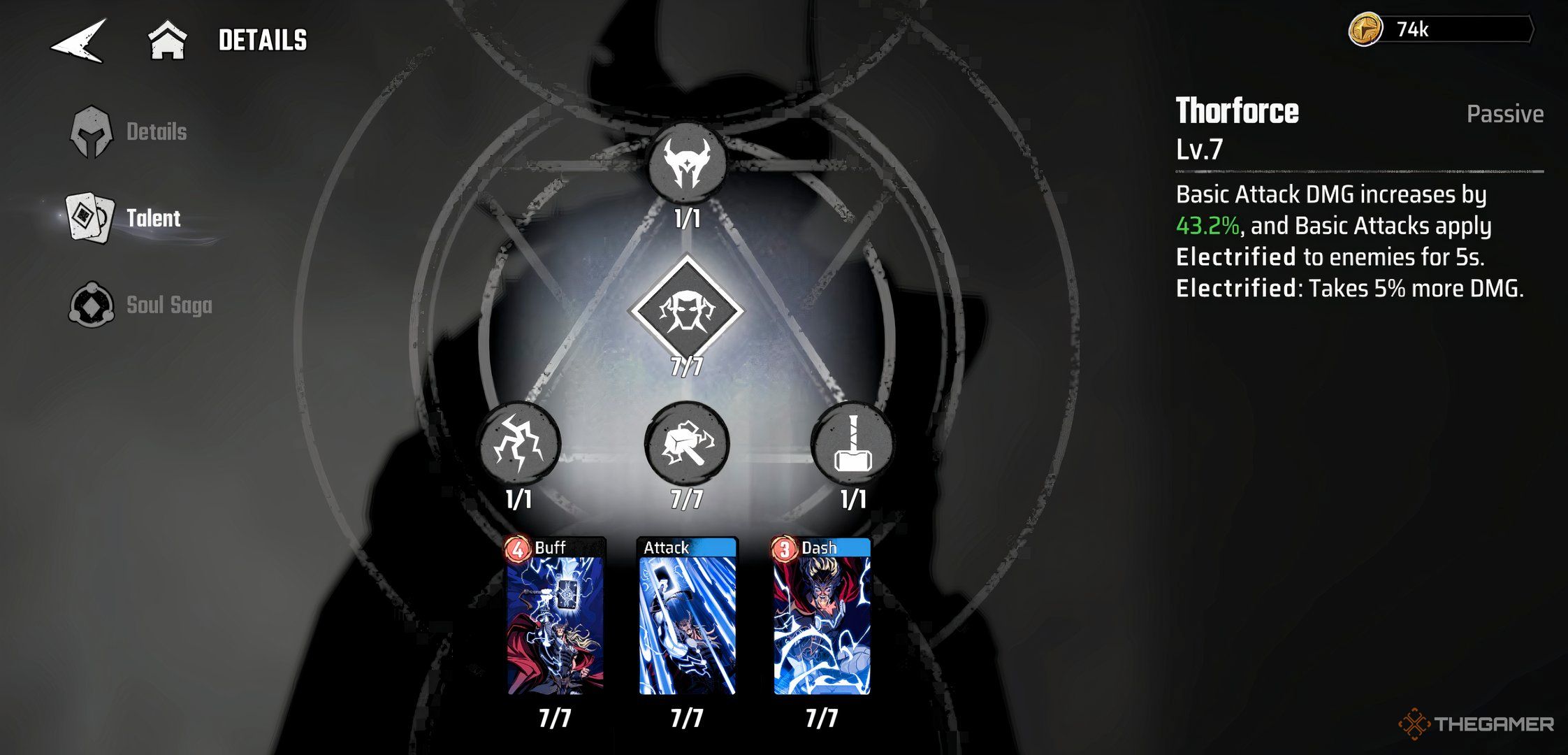 Thor Thorforce Talent in Marvel Mythic Mayhem.