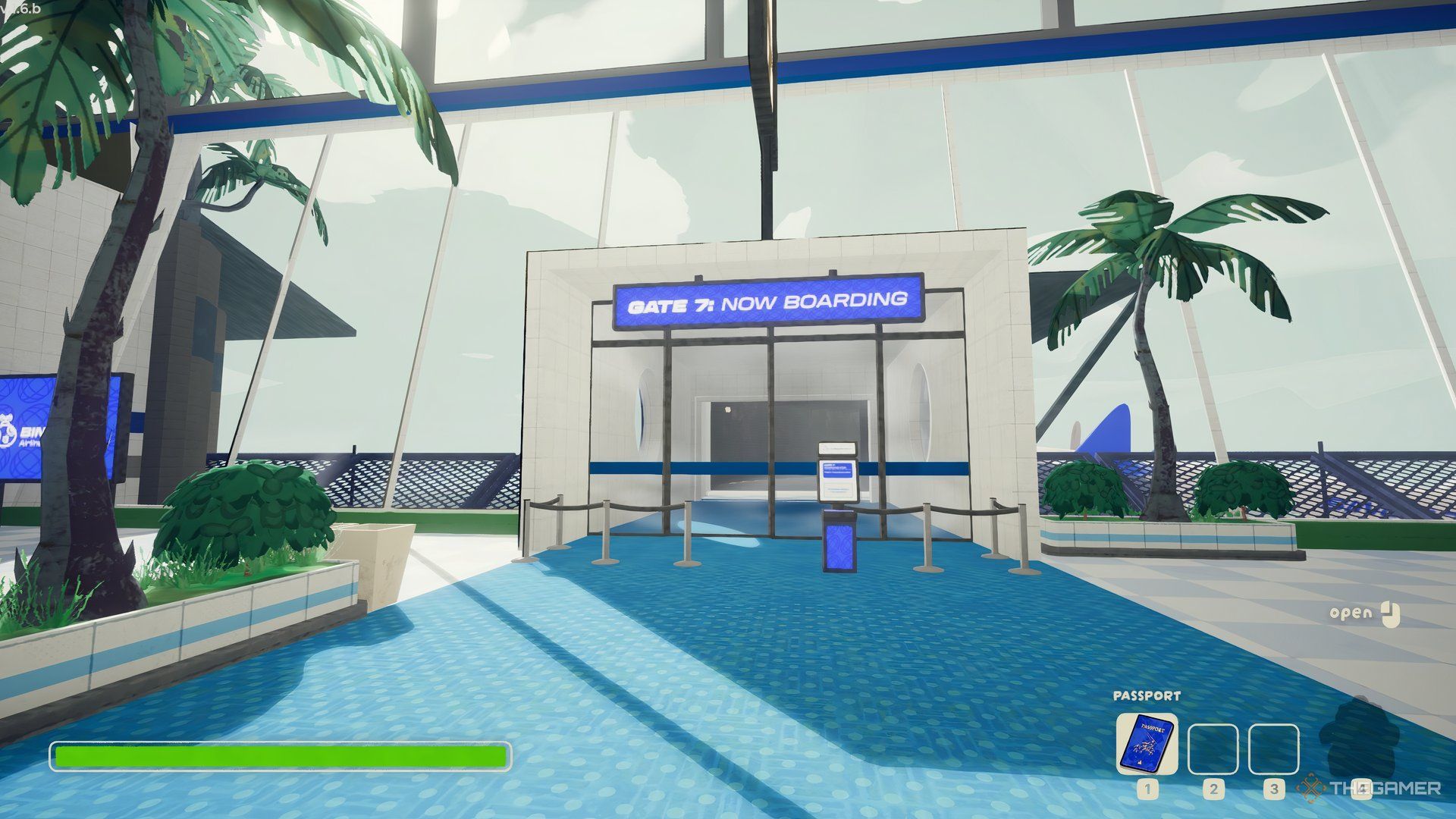 Player in the main lobby of Peak