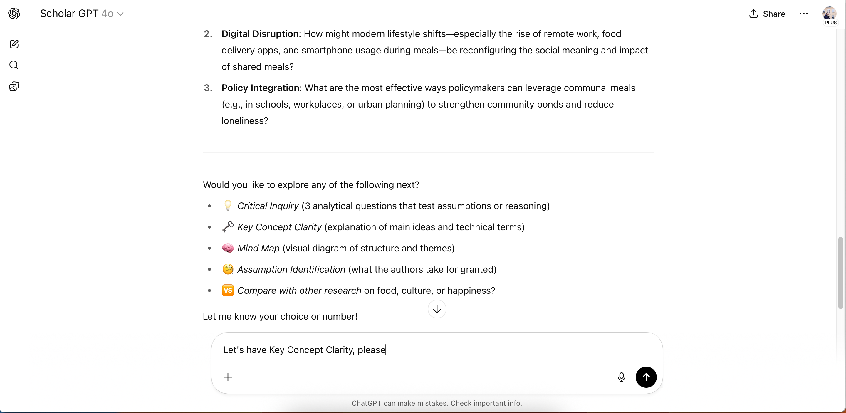 Going deeper with the ScholarGPT add-on