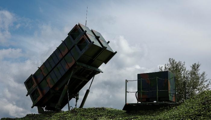 A Pattiot air defense system launcher deployed by the Ukrainian Air Forces during the ongoing conflict, location undisclosed, August 4, 2024. — Reuters