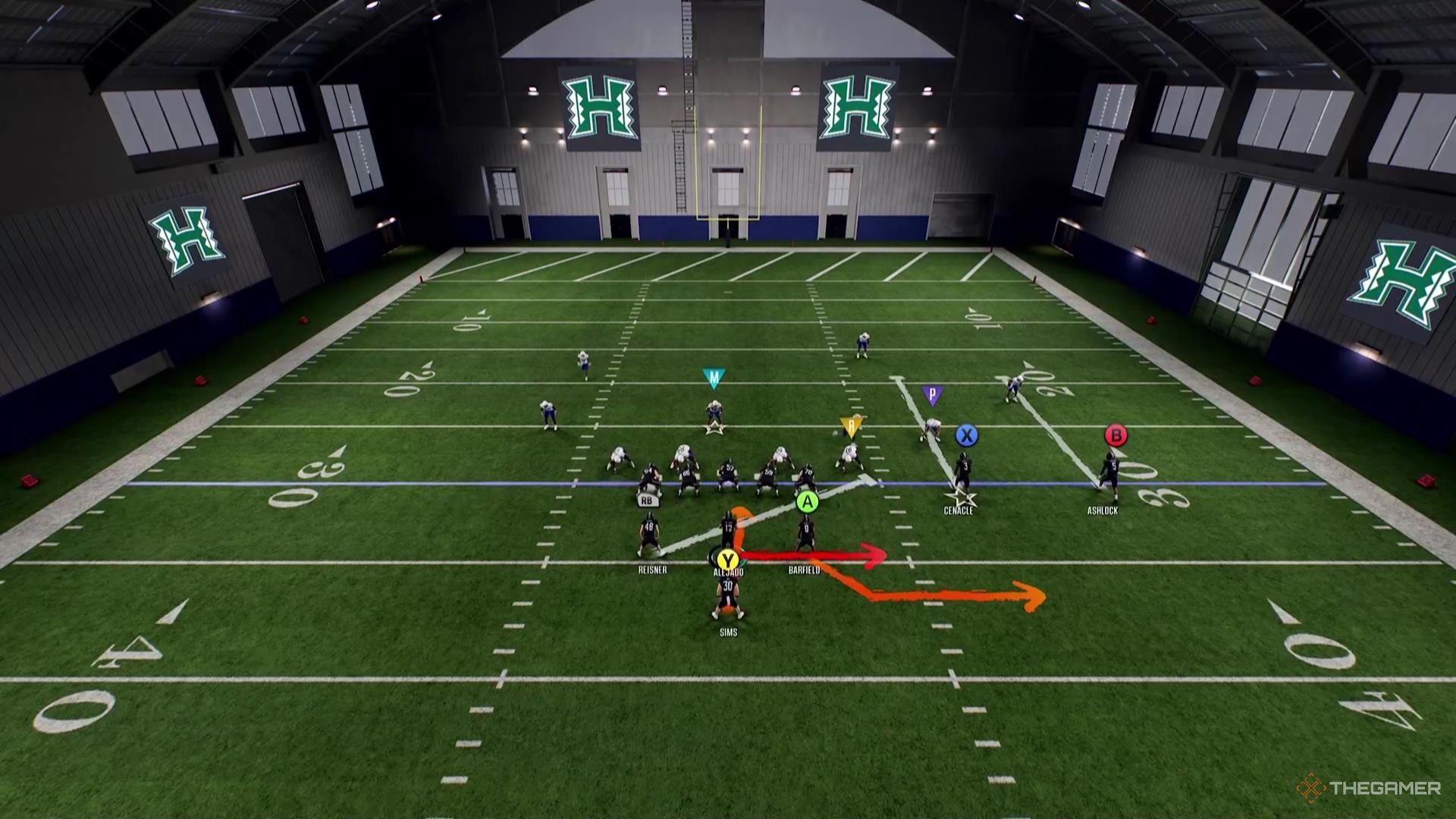 Play art for a triple option in College Football 26.