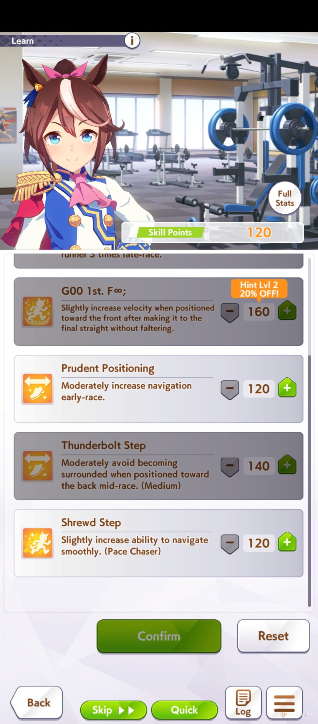 Tokai Teio Skills