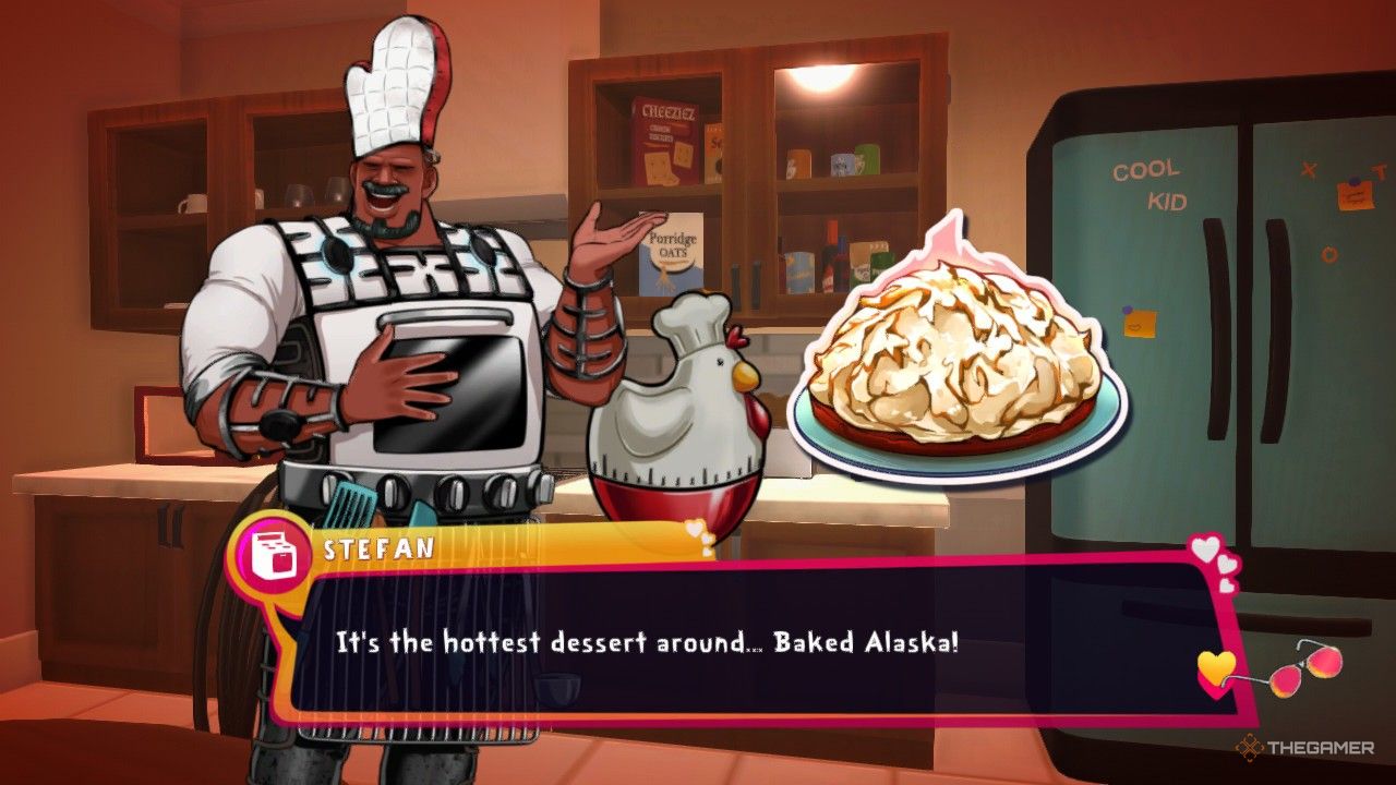 Making a baked alaska with Stefan in Date Everything!