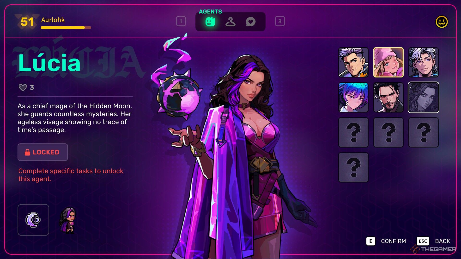 Lúcia in Neon Abyss 2