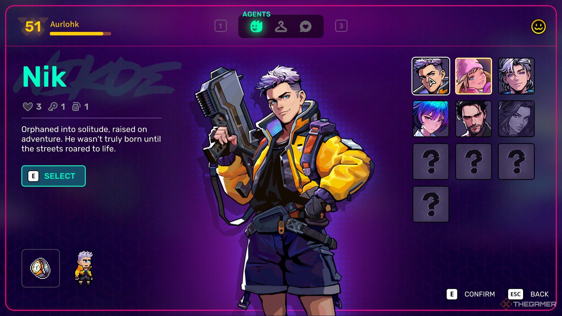 Nik in Neon Abyss 2