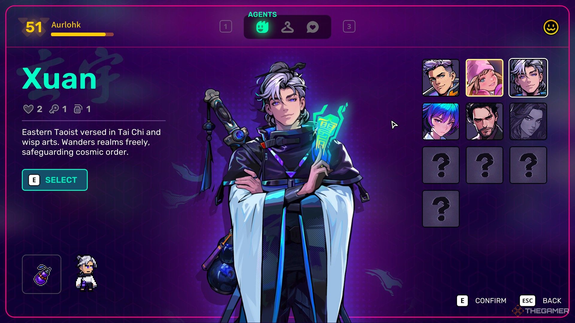 Xuan in Neon Abyss 2