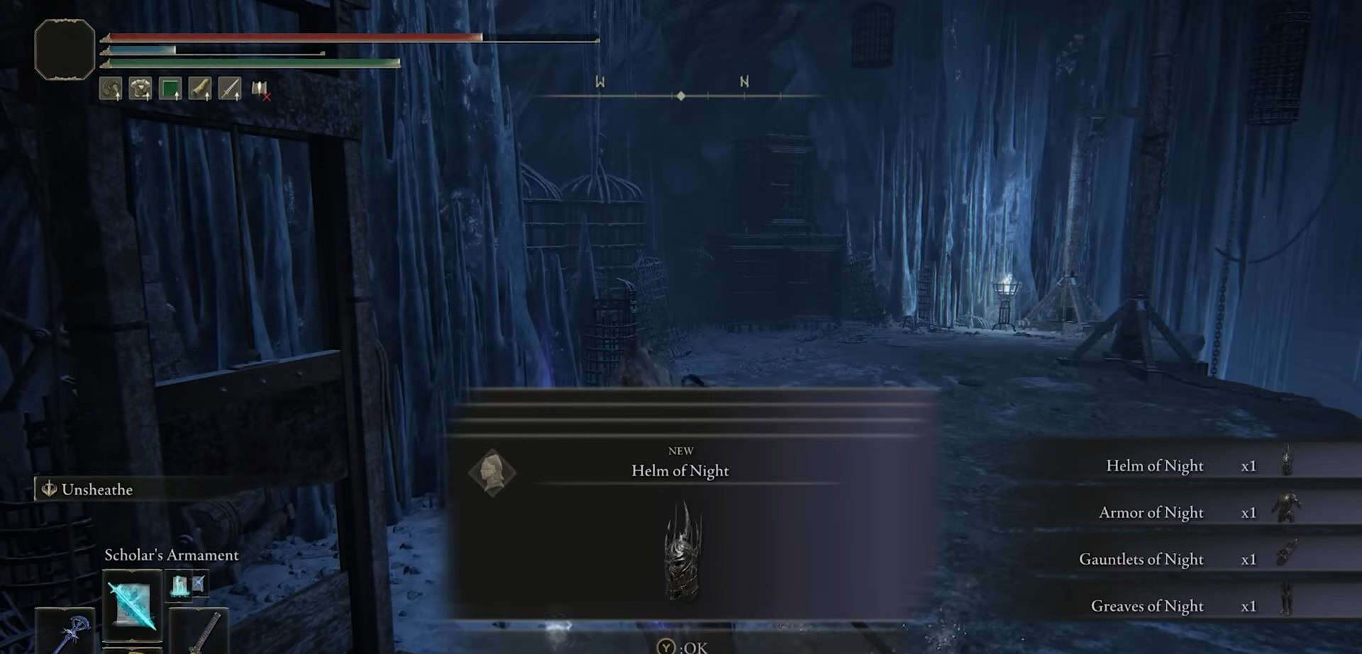 night armor elden ring location
