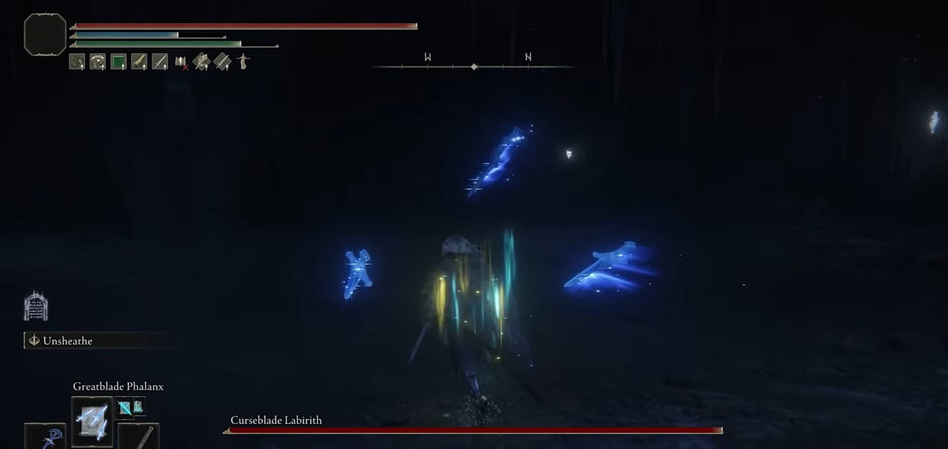 curseblade labirith boss fight