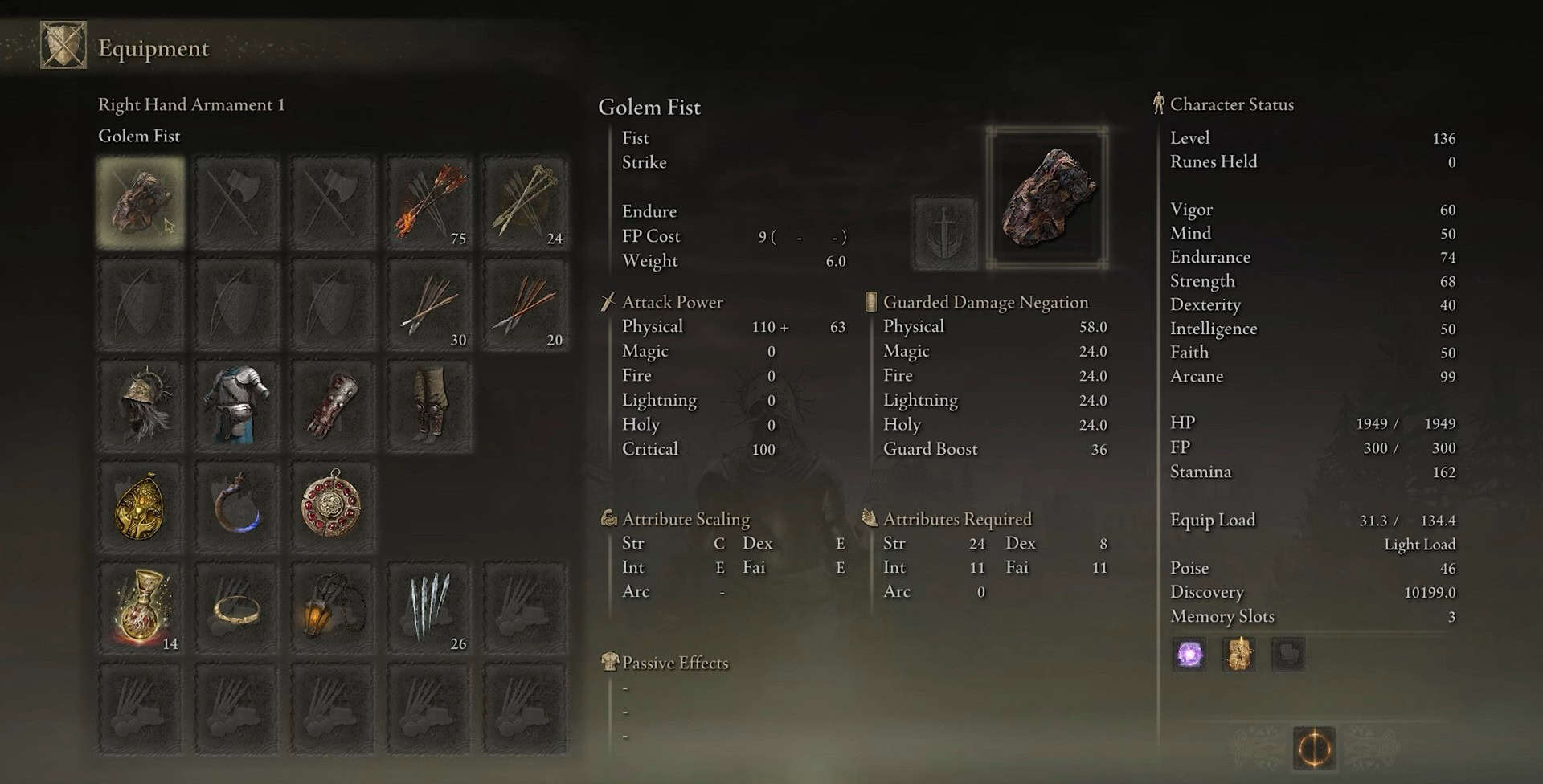Golem Fist location