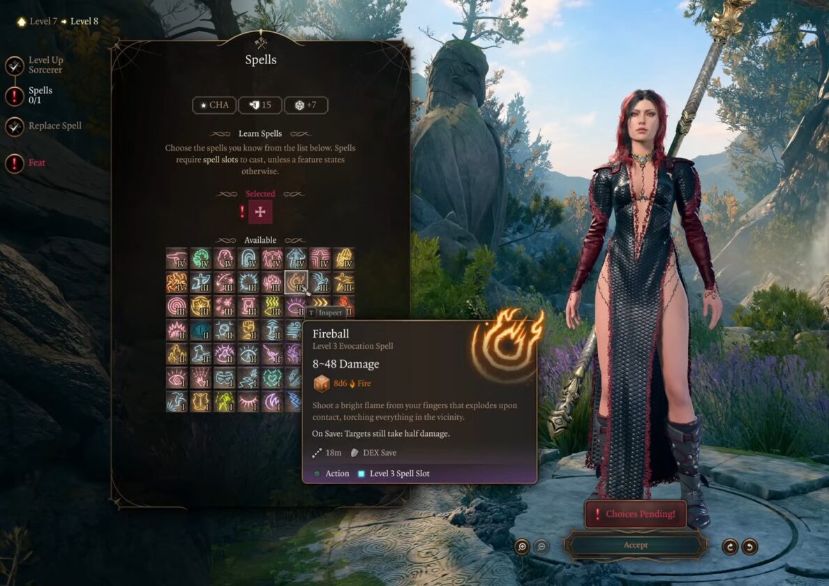 Level 8 Choices