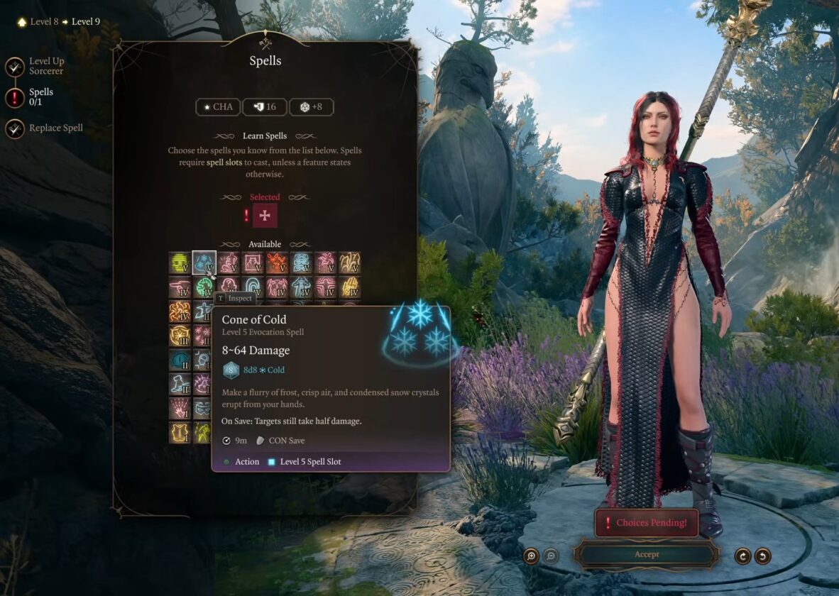 Level 9 Choices