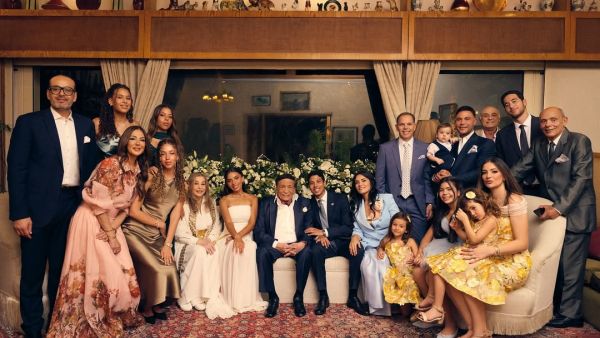 Adel Imam and Wife Make Comeback at Grandson's Wedding