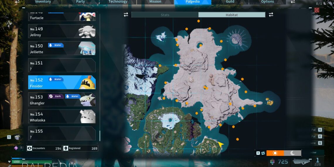 Completing the Search for Finsider in Palworld