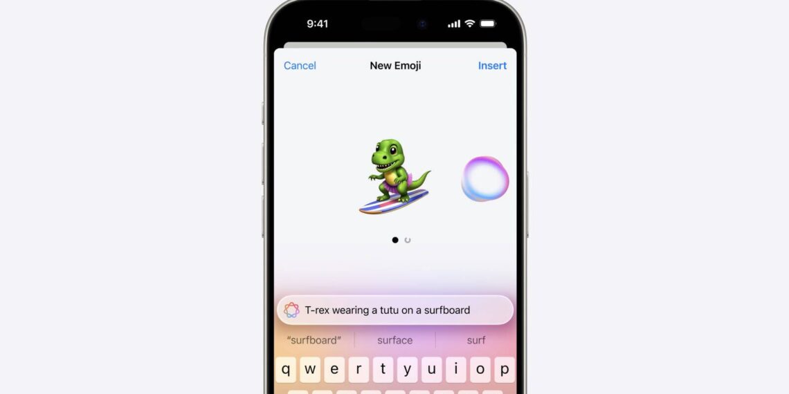 Genmoji in iOS 18.5