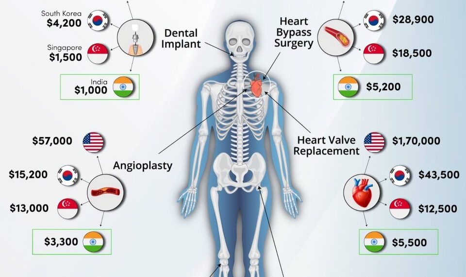 India's Medical Tourism Costs  

Global Surgery Costs Compared: Why India Leads