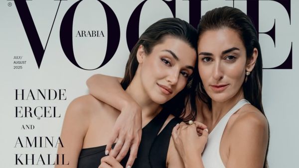 Hande Erçel and Amina Khalil Collaborate for Vogue Arabia Series?