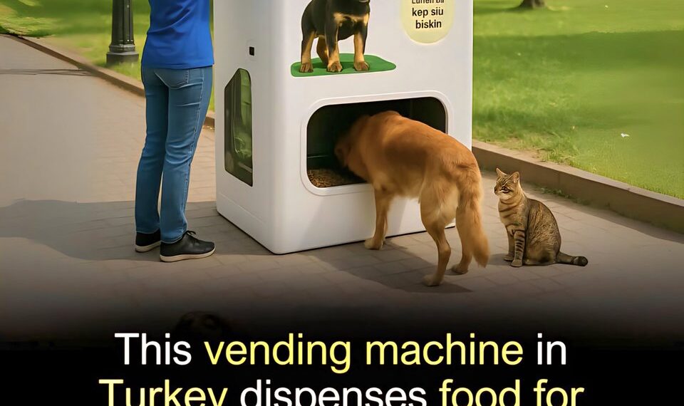 In Istanbul, Turkey, a company called Pugedon developed a vending machine that d