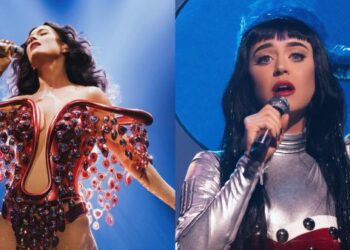 Katy Perry Breaks Down at Concert as Orlando Bloom Parties With Mystery Woman