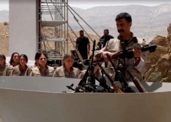 Kurdish PKK Militants Set Fire to Weapons for Disarmament in Iraq
